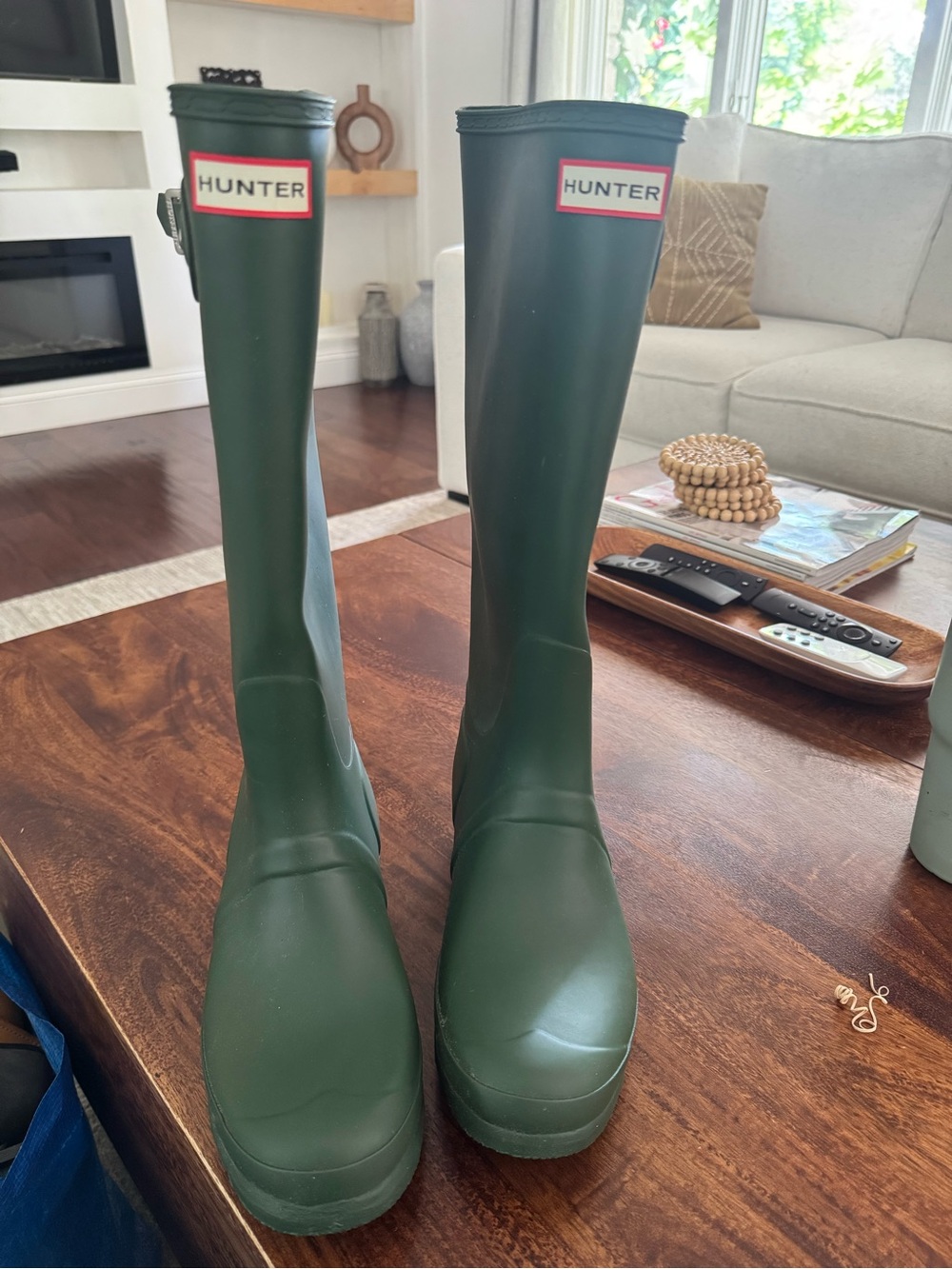 HUNTER TALL rain boots HUNTER GREEN